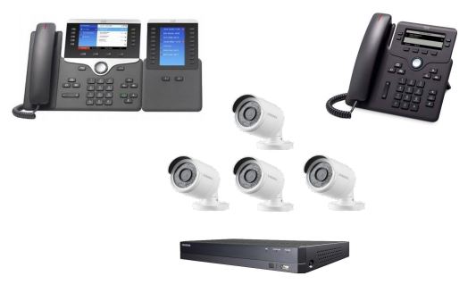 cisco 8861 and iserv 8630 and cctv